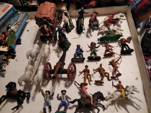Lot soldaten far west mit - soldaten,