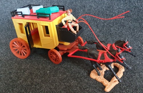 Timpo toys postkutsche set - postkutsche,