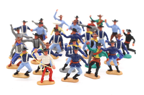 Timpo toys figuren cowboys - timpo,