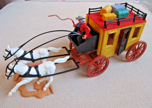 Timpo toys postkutsche mit - timpo,